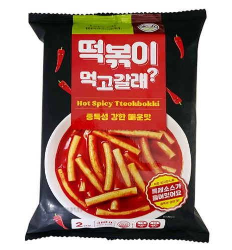 떡볶이먹고갈래 380g (밀떡+소스)/간편조리